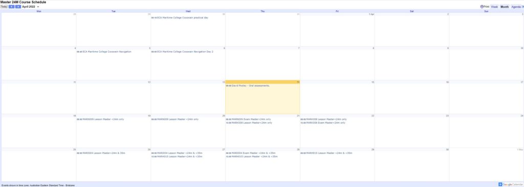 CLICK HERE TO OPEN CALENDAR